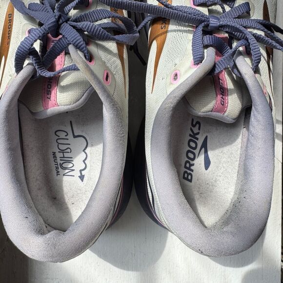 BROOKS Ghost 15 Gray Running Shoes Women’s Size 11 Wide - Picture 4 of 6